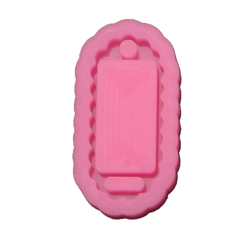 Khuôn Silicone Làm Thẻ ID / Móc Khóa Bằng Resin Epoxy DIY