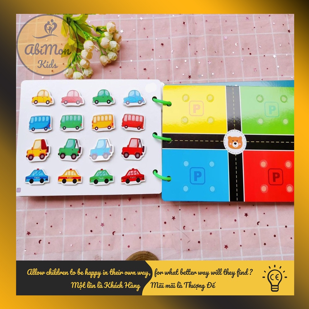 Đồ Chơi - Học Liệu Bóc Dán Cho Bé (17 chủ đề - dùng nhiều lần) ☘️ Montessori ✨ Đồ chơi Giáo Dục - An toàn - Thông minh