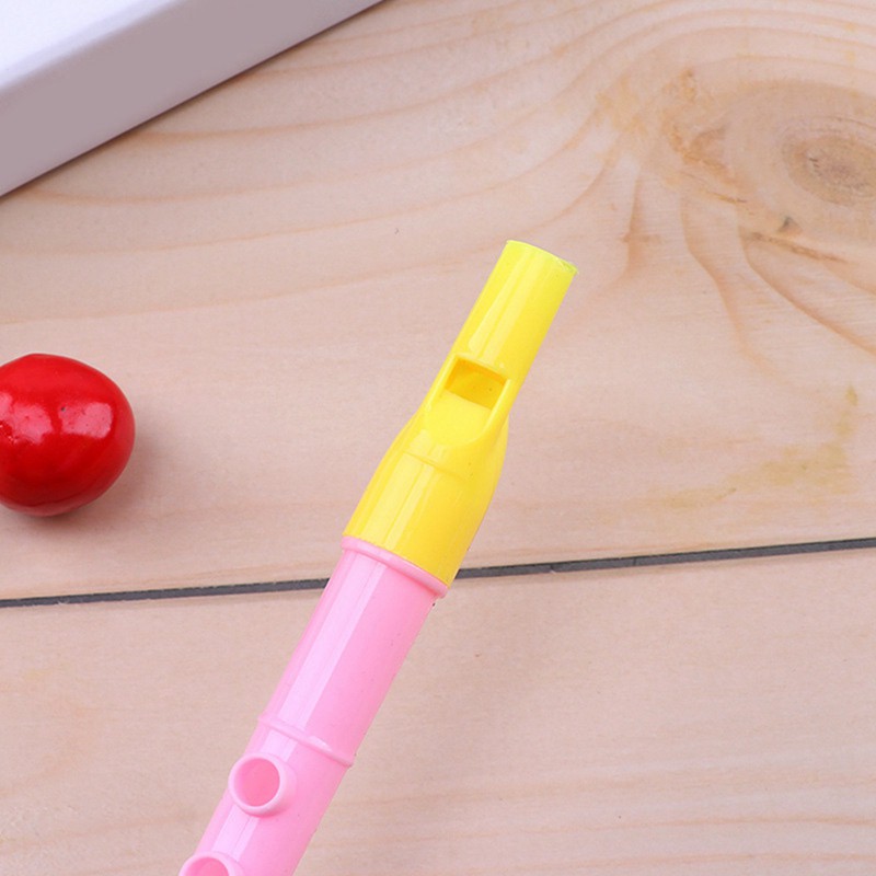 Ống sáo đồ chơi thiết kế 6 lỗ dạy học cho trẻ nhỏ