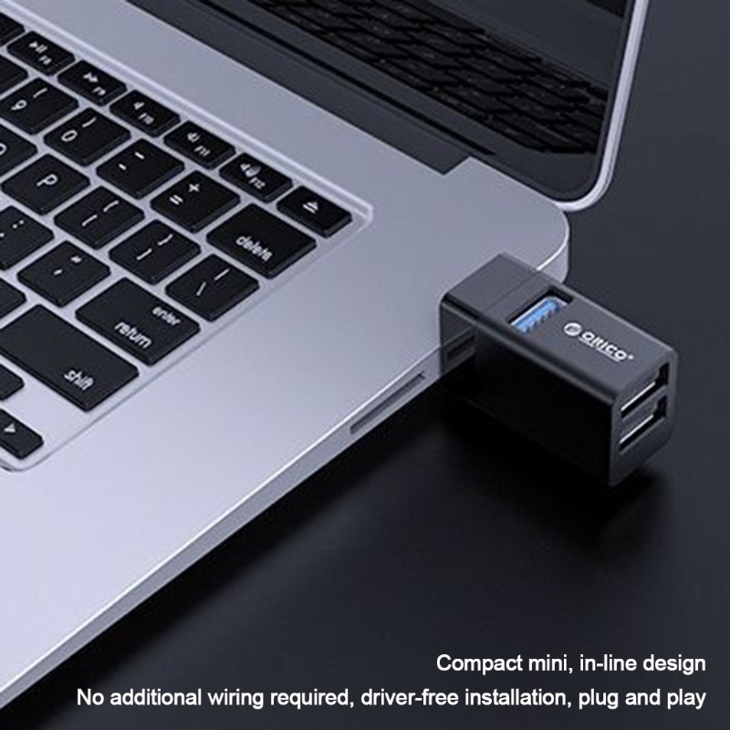 Bộ chia USB 3.0 Orico không dây nhỏ gọn tiện dụng cho laptop&lt;br&gt;