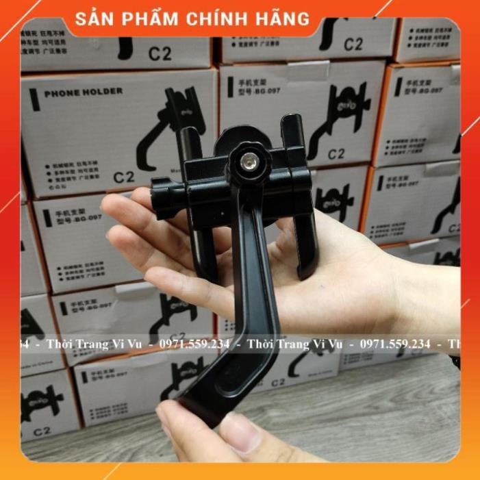 [KẸP C2 MẪU MỚI CAO CẤP] Giá Đỡ Điện Thoại Xe Máy - Kẹp Điện Thoại Xe Máy C2 Mẫu Mới Chống Kêu, Chống Cướp Cực Chắc Chắn