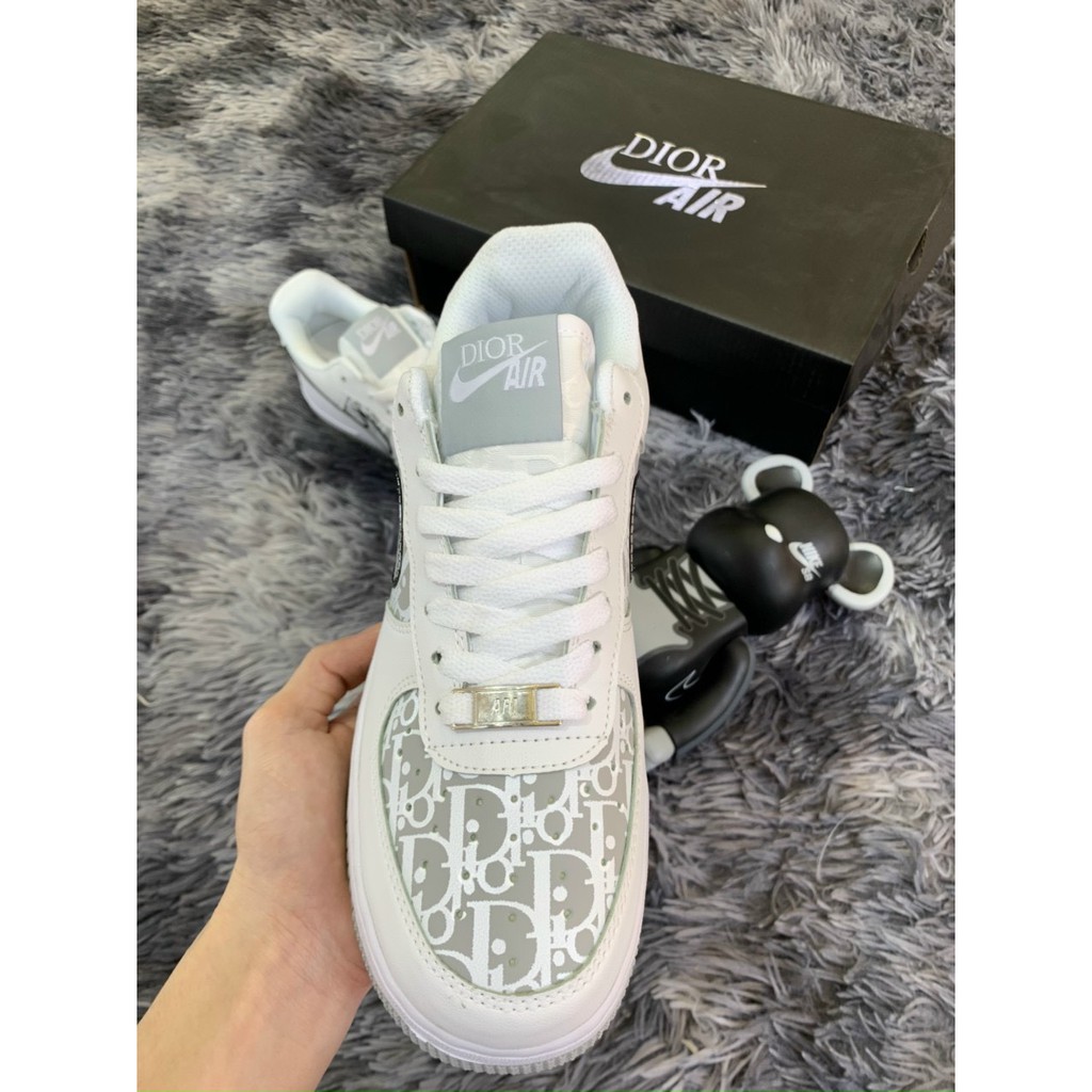 [Giảm giá - Hot trend ] Giày thể thao sneakers nam nữ 𝐍𝐈𝐊𝐄 Air Force 1 Trắng, Di_or Xám, Di_or Đen hàng 11