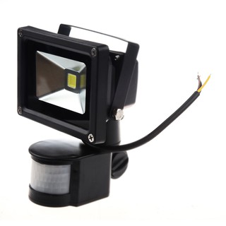 🌠PIR Motion Sensor Security Wall Pure White LED Waterproof Flood Light Lamp 10W