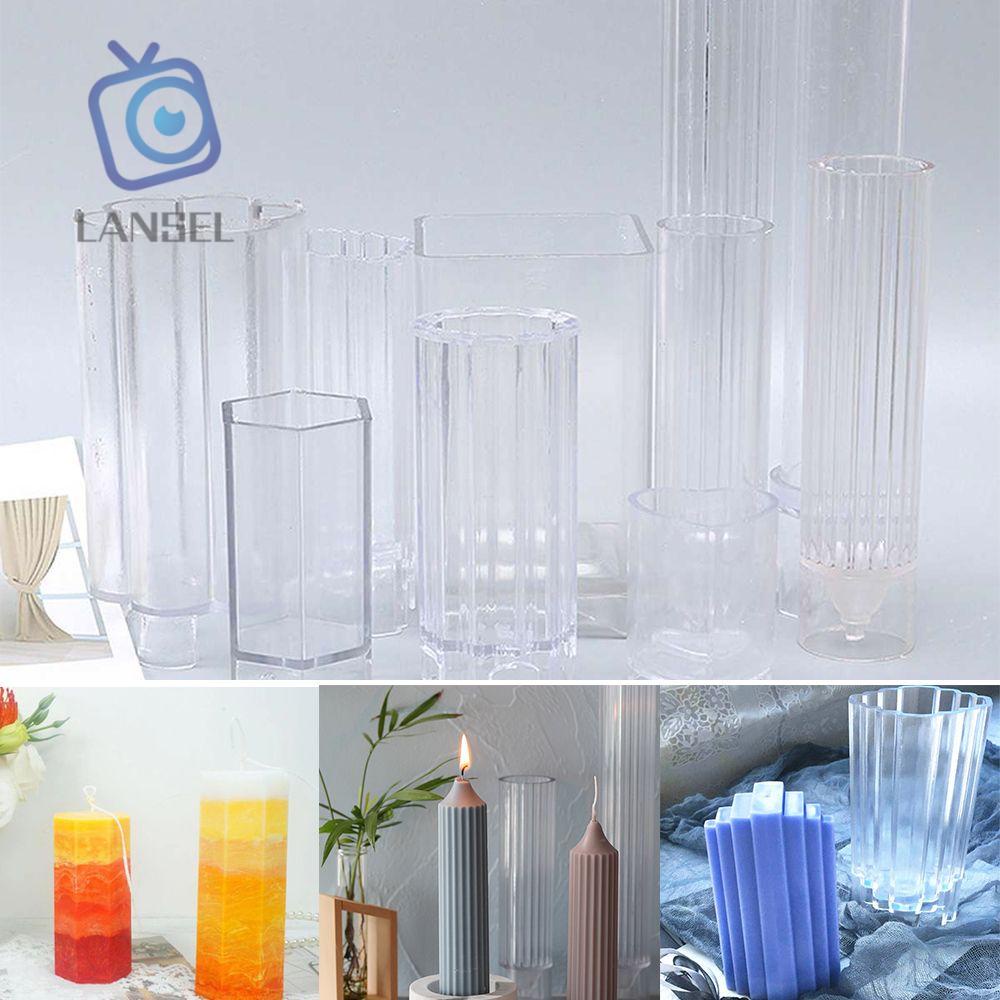 Khuôn Nhựa Trong Suốt Dùng Làm Nến/Xà Phòng/Bánh Kem DIY