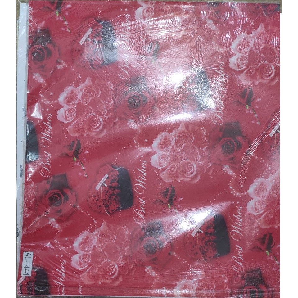 10 tờ Giấy lụa gói quà kèm 10 nơ rút