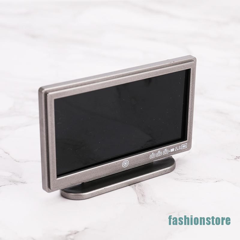 Mô Hình Tv Mini Tỉ Lệ 1: 12 Dùng Để Trang Trí Nhà Búp Bê