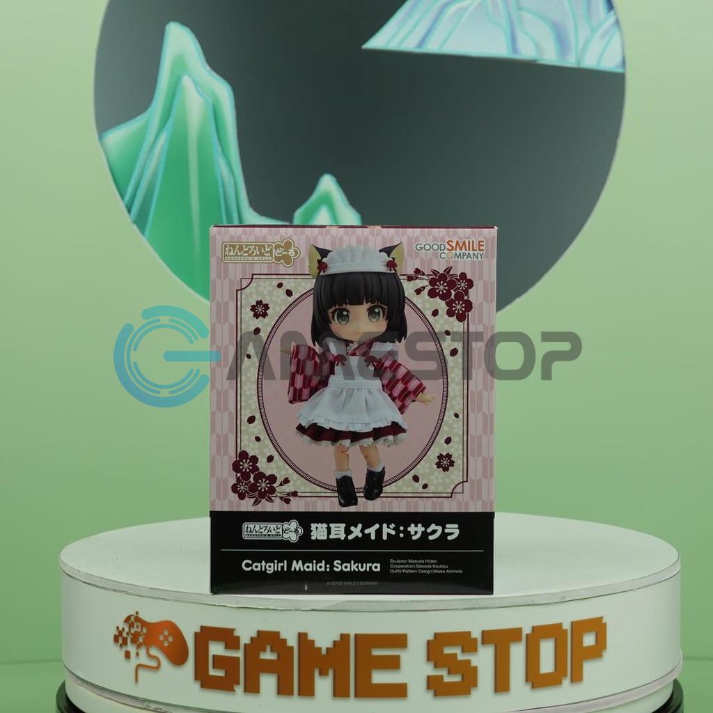 Mô hình Catgirl Maid Sakura Nendoroid Doll Goodsmile 10cm Mô hình có khớp Nhựa PVC ABS Chính hãng Nh