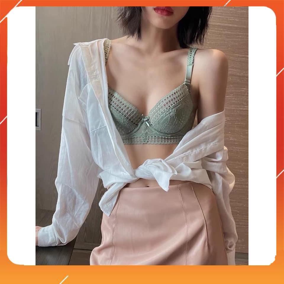 Set bộ đồ lót nữ hàng cao cấp phối ren, áo có gọng, mút đệm vừa, Mã B22020