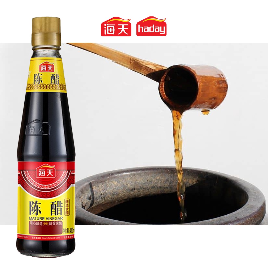 Dấm Đen Nhãn Đỏ Hải Thiên 450ML