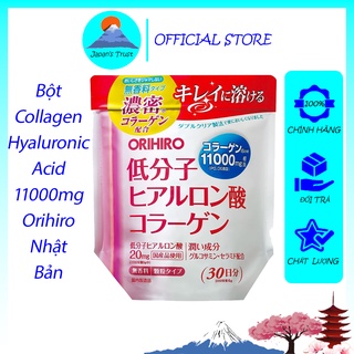 Bột Collagen Hyaluronic Acid Orihiro 11000mg 180g của Nhật Bản - Hàng chính hãng Orihiro