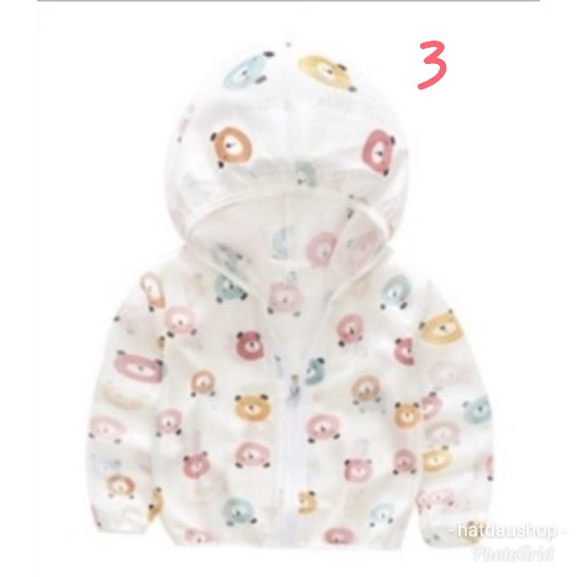 Áo nắng cotton sợi tre cute cho bé (mẫu mới 2019)