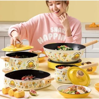 🔥 BỘ SƯU TẬP NỒI CHẢO CHỐNG DÍNH CÁC LOẠI MÀU VÀNG VỊT B-DUCK  💥