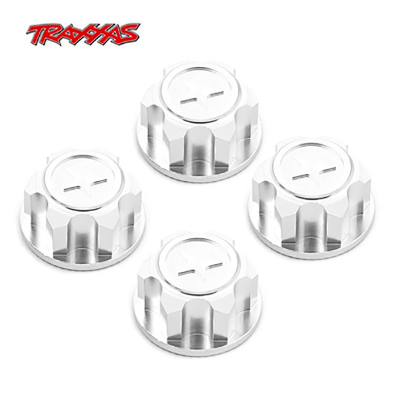4 Đai Ốc Lục Giác 17mm Bằng Nhôm Chống Trượt Cho Xe Điều Khiển Từ Xa 1/8 Traxxas X-Maxx Summit E-Revo ARRMA Buggy