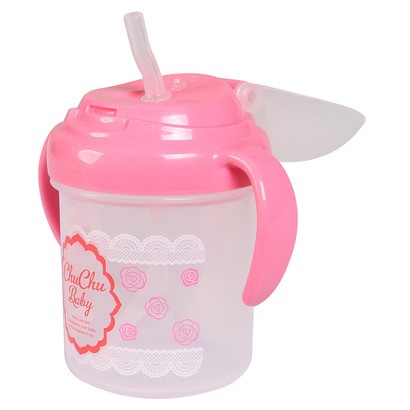 Bình nước ống hút ChuChu Baby bé gái - 200ml