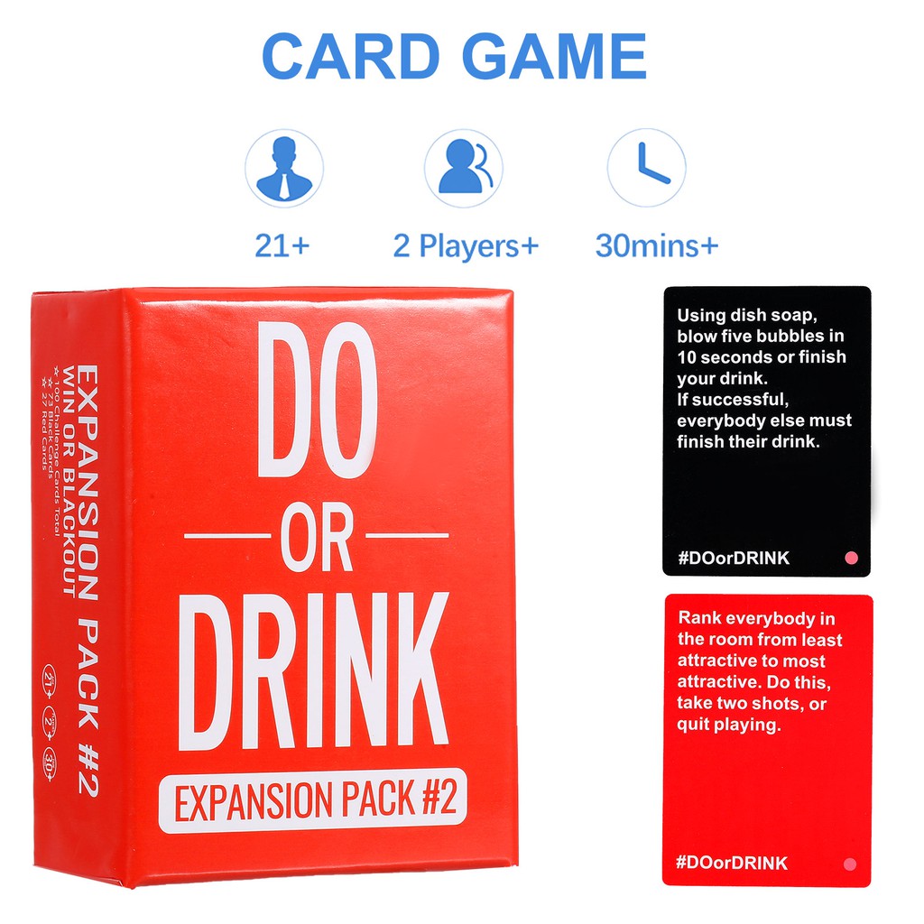 Set trò chơi Board Game "Do Or Drink" độc đáo