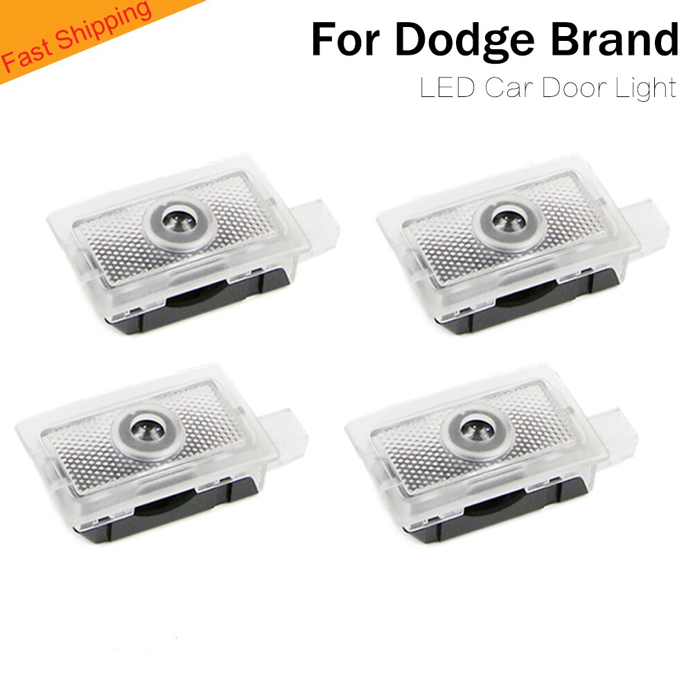 Dành Cho Dodge Đèn led Cửa Máy Chiếu Xe Ma Bóng Chào Mừng Đèn Cho Bộ Sạc Scat Gói Hellcat Logo Cho M