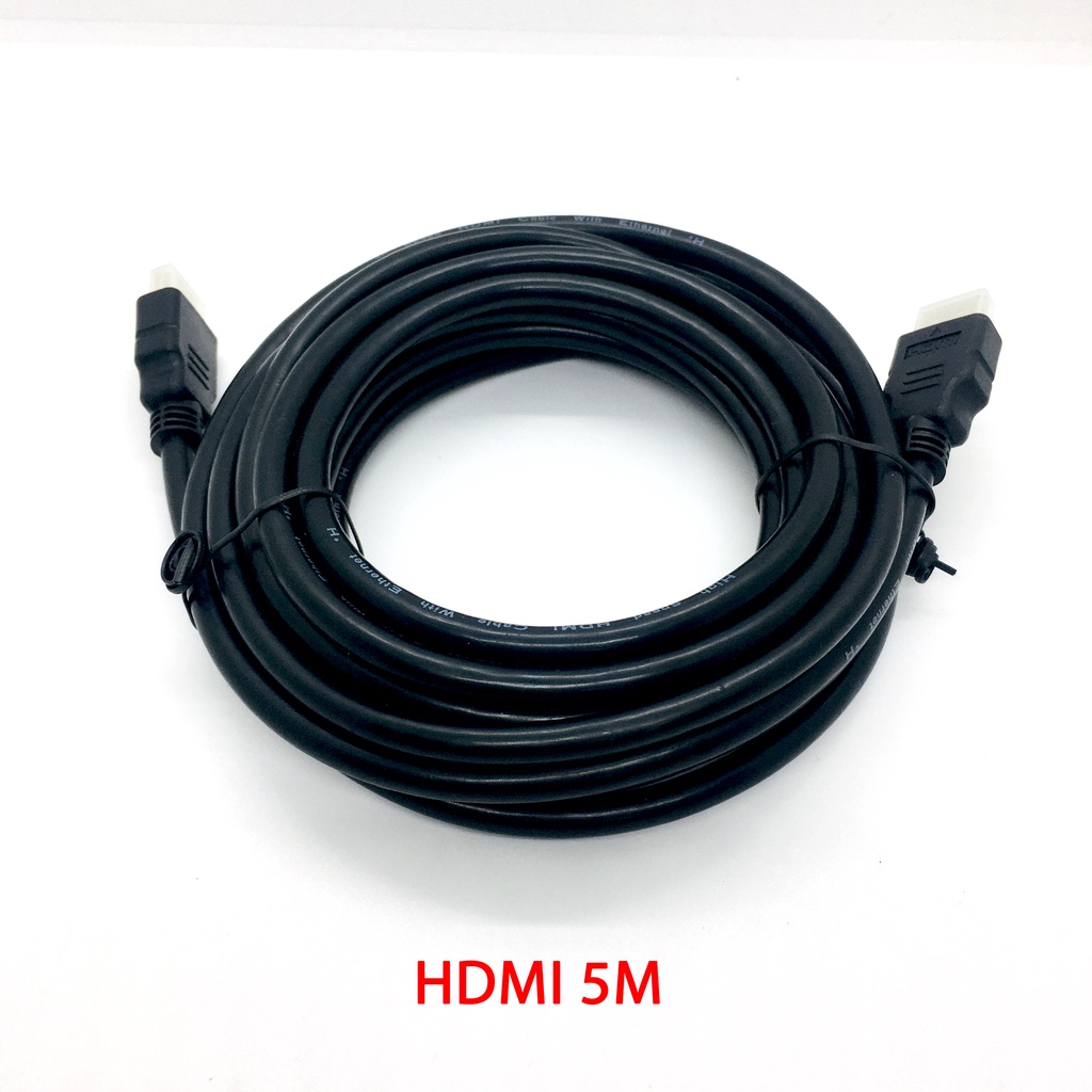Dây HDMI 15m/10m/5m/3m/1.5m tròn loại tốt, Cáp HDMI chuẩn hình ảnh 2K, 3D, Full HD, Ultra HD