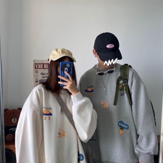 Áo Sweater in hình khủng long chất nỉ hot hit Nam Nữ