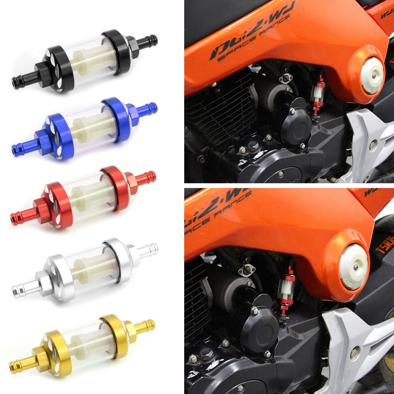 Bộ Lọc Nhiên Liệu Bằng Hợp Kim Nhôm CNC Cho Xe Moto ATV Dirt Pit