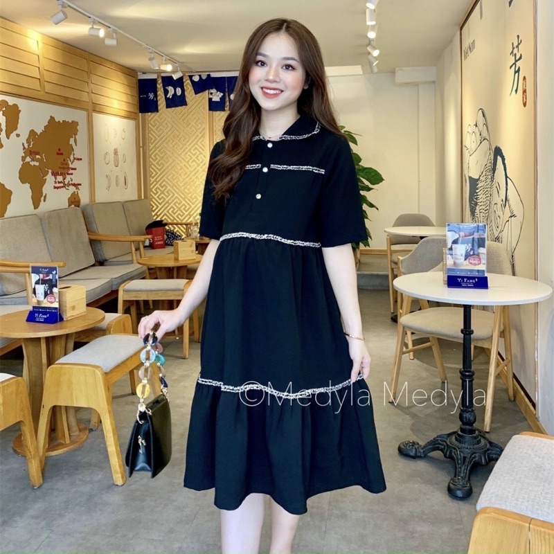 Váy bầu công sở mùa hè