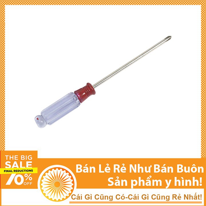 Tua Vít Nhỏ 4 Cạnh Pha Lê Màu Đỏ Trắng Đầu Vít 3mm Loại Nhỏ