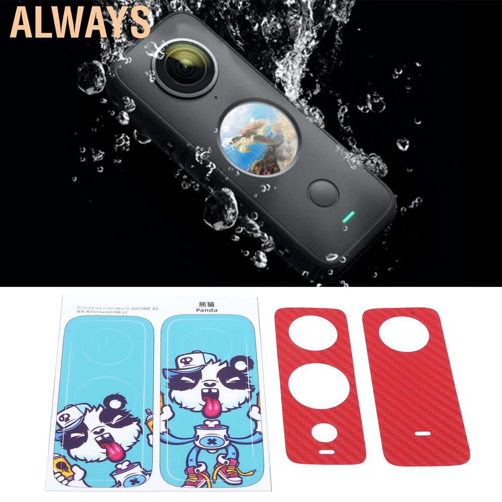 Miếng dán bảo vệ camera hành động bằng PVC chống thấm nước cho Insta360 One X2 | BigBuy360 - bigbuy360.vn