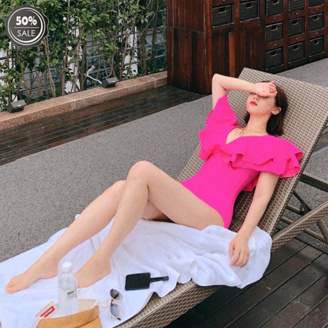 Đồ Bơi Một Mảnh Nhún Bèo Gợi Cảm Cho Nữ | BigBuy360 - bigbuy360.vn