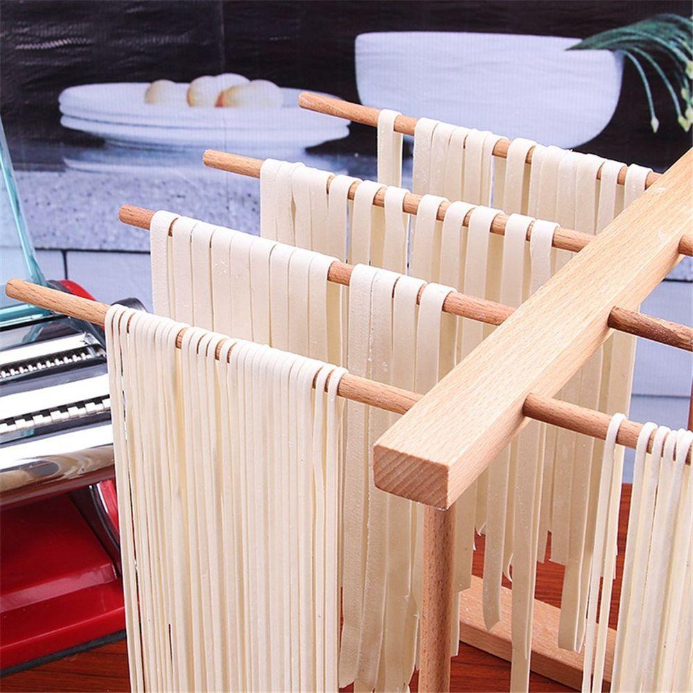 Giá Đỡ Phơi Khô Mì Ý Bằng Gỗ Tiện Dụng Cho Nhà Bếp