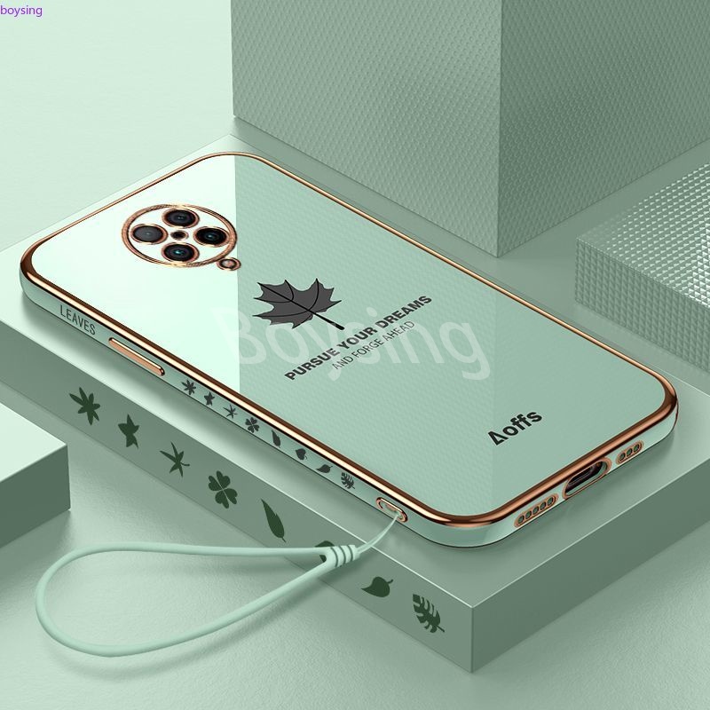 Ốp Lưng Lá Phong Cho Redmi K20 K30 K30S K40 K50 Pro