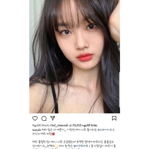 SON HERA SENSUA SPICY NUDE VOLUME MATTE MINI- 173 Hồng Cam nhạt.