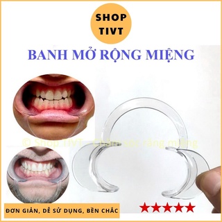 Dụng cụ banh, mở rộng miệng, nha cụ hình chữ C giữ miệng mở rộng để có thể làm các thủ thuật trong khoang miệng-TIVT