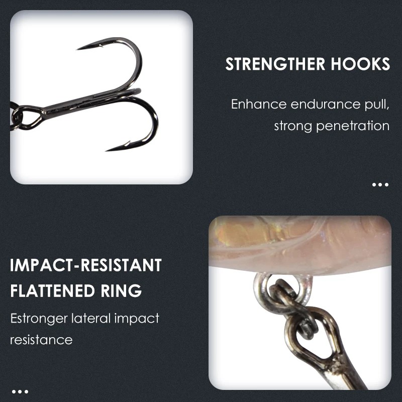 Mồi câu cá MERERDITH M65 10cm 14g 2.0-2.5m chuyên nghiệp tiện lợi