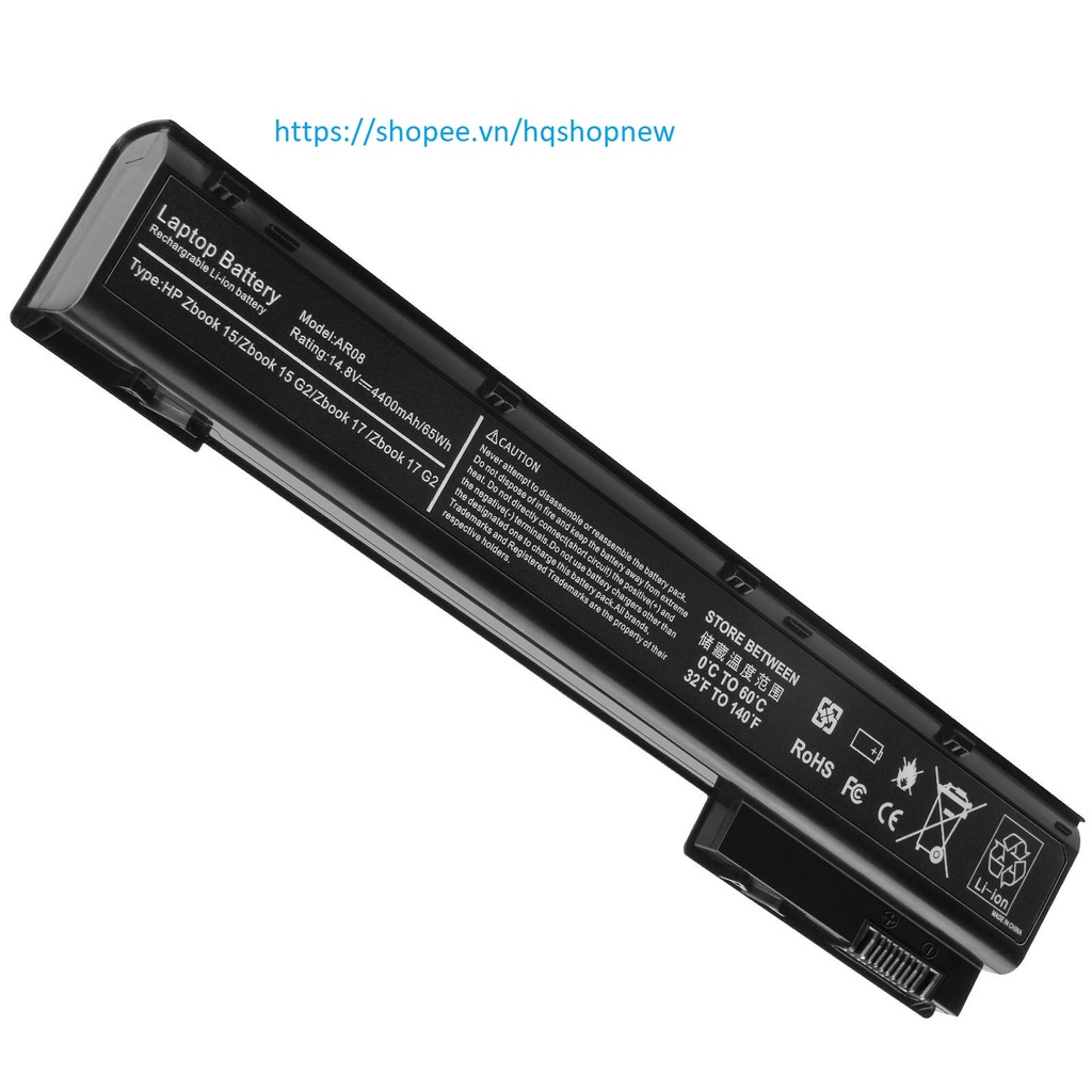 ⚡[Pin zin] Pin laptop HP ZBOOK 15, 15 G2, 17 G2, 17 G1, 15 G1 AR08 AR08XL HSTNN-IB4H HSTNN-IB4I