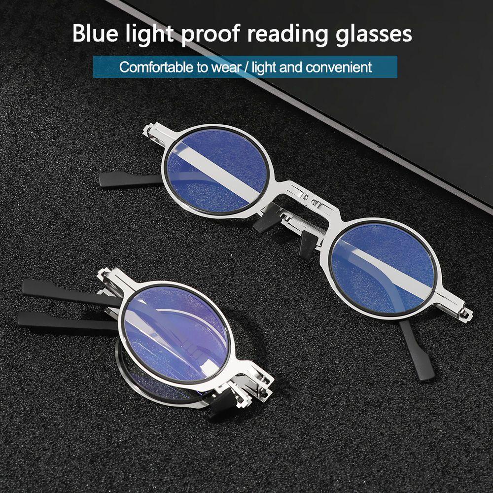 EUCA Kính Đọc Sách Gập Lại Được Chống Bức Xạ Kèm Hộp Đựng Ốp