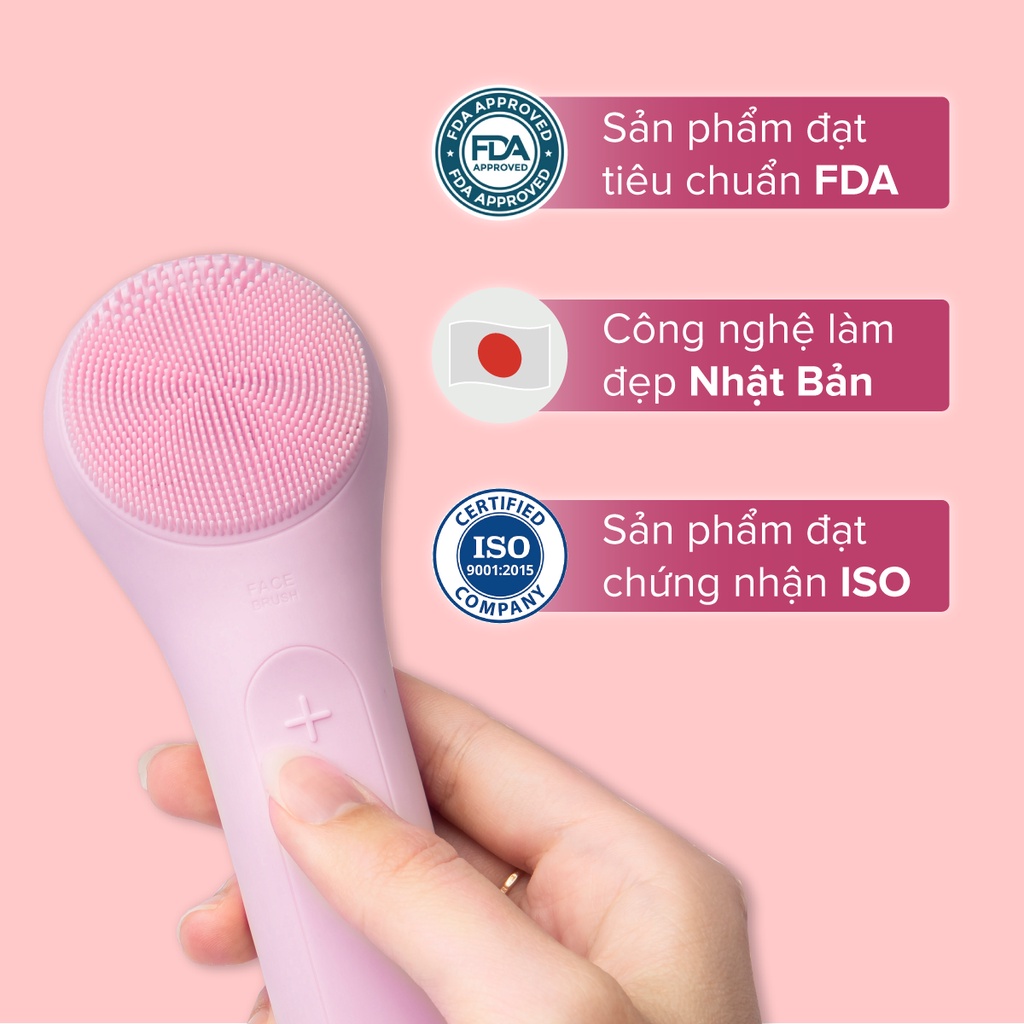 Máy rửa mặt kết nối app thông minh Maxcare Max999PRO sản phẩm cao cấp theo dõi và cài đặt chế độ làm sạch da chuyên biệt