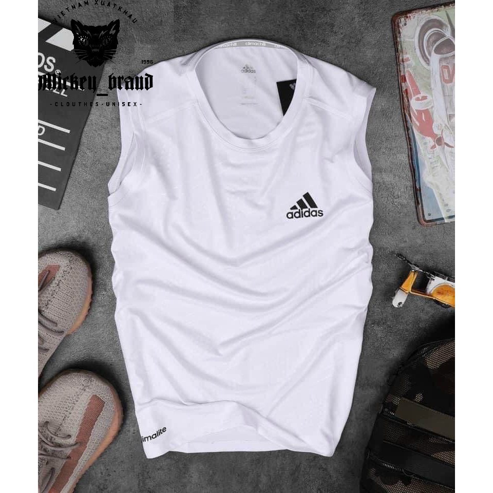 (Xả kho) Áo thể thao tập gym thun lạnh ba lỗ sát nách cho nam