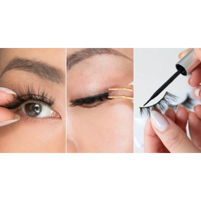 Keo dán mi kích mí nắp đỏ - đen