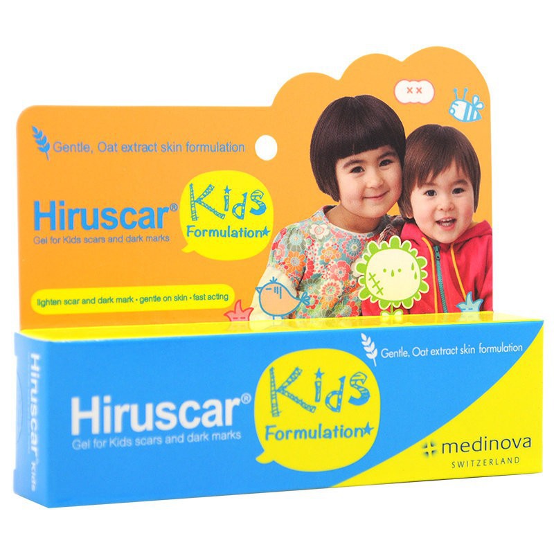 Gel Hiruscar Cải Thiện Sẹo & Thâm, Ngứa Cho Trẻ Em 10g