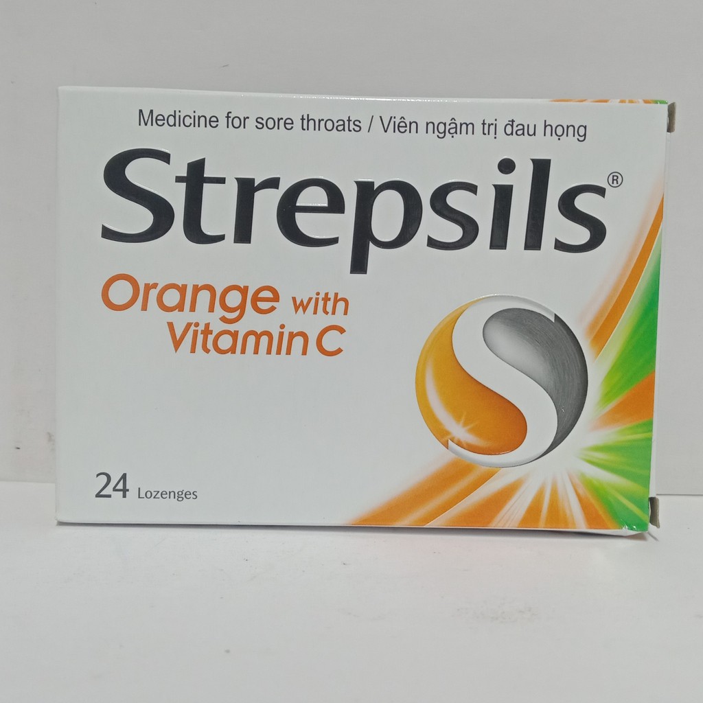 VIÊN NGẬM STREPSILS HỘP 24 VIÊN CÁC VỊ