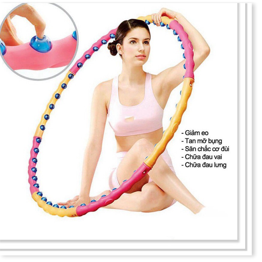 Vòng Lắc Hoạt Tính MASSAGE Gỉam Eo HULA HOOP