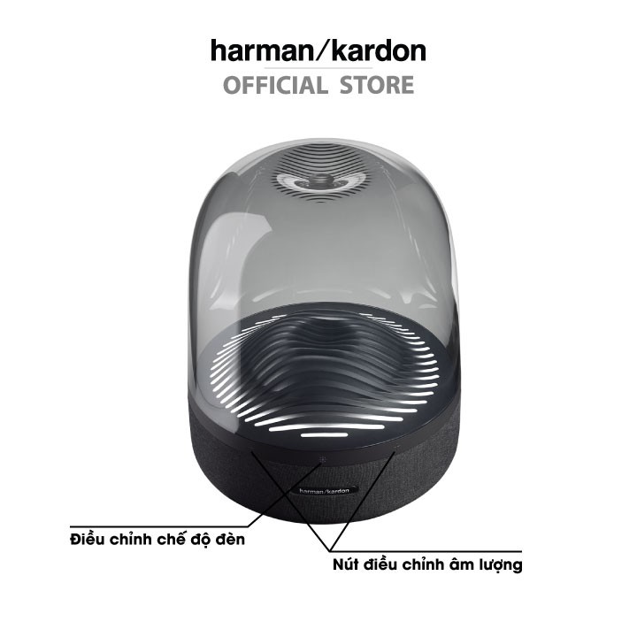 [HÀNG CHÍNH HÃNG] Loa Bluetooth Harman Kardon Aura Studio 3 | Subwoofer cho công suất 100W | Âm thanh lan tỏa 360 độ