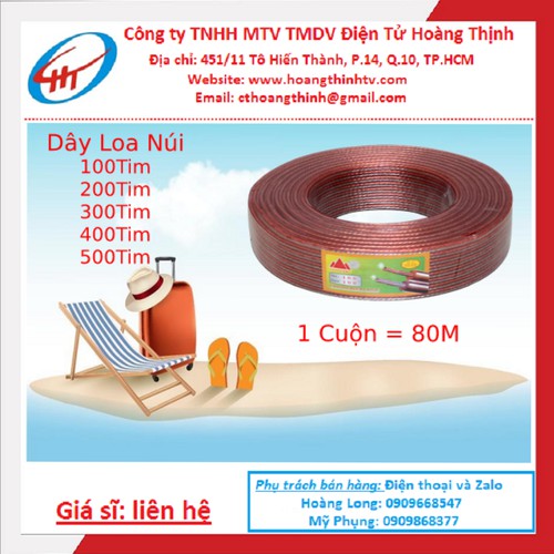 Dây Loa Núi 100Tim - 500Tim Cuộn 80m