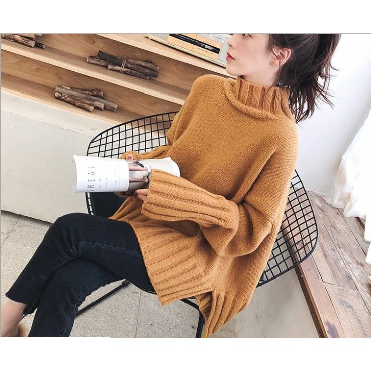 Áo Len Nữ Cổ Lọ Sang Chảnh Hàng Quảng Châu Cao Cấp Chất Đẹp | BigBuy360 - bigbuy360.vn