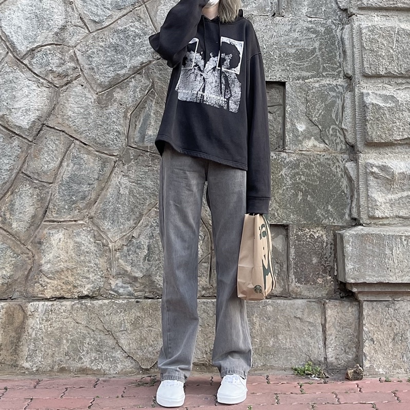 QUẦN JEANS ỐNG SUÔNG MÀU XÁM 5125 janetclothingjean