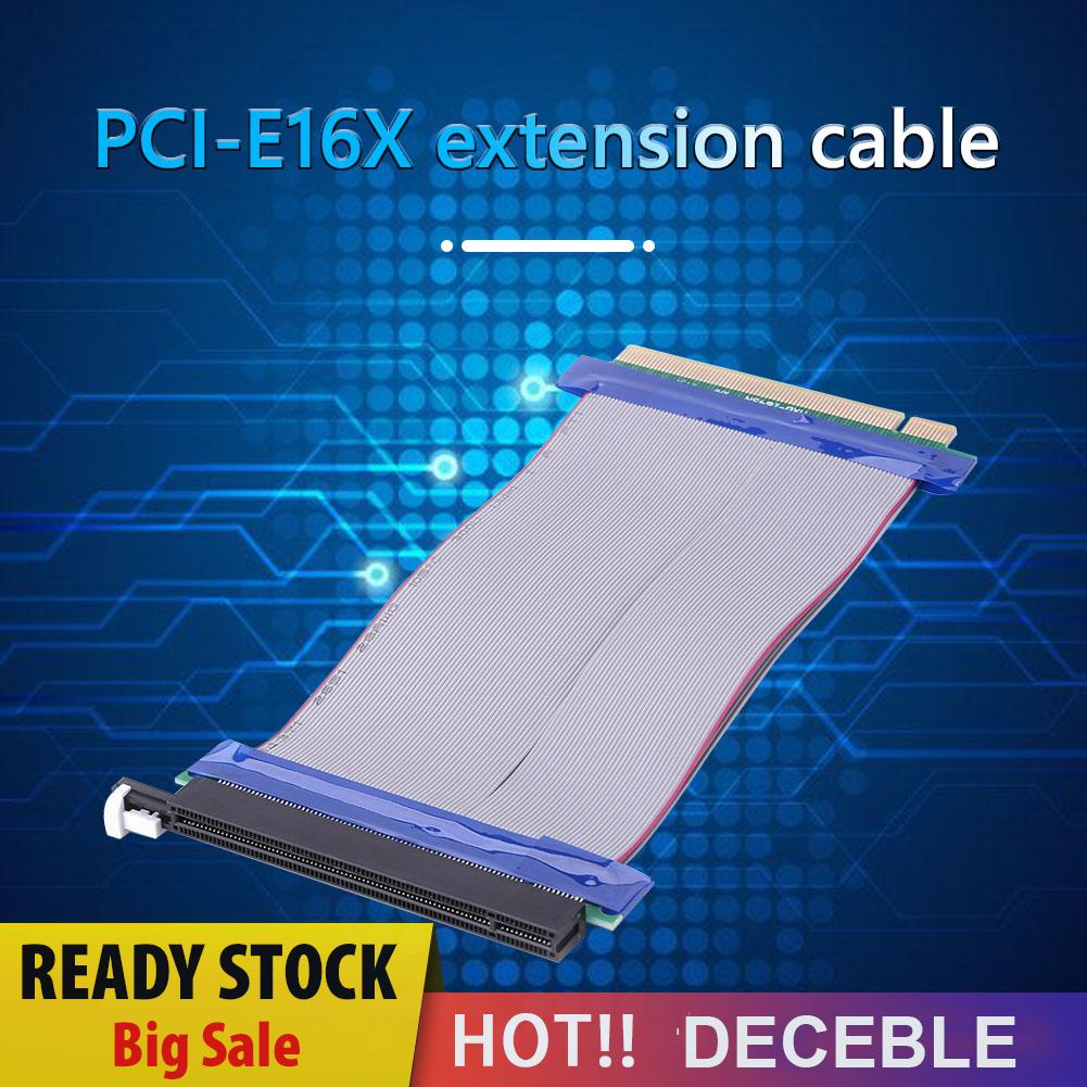 deceble PCIE X16 PCI Express Riser Extender Card Adapter Extension Power Cord Cable