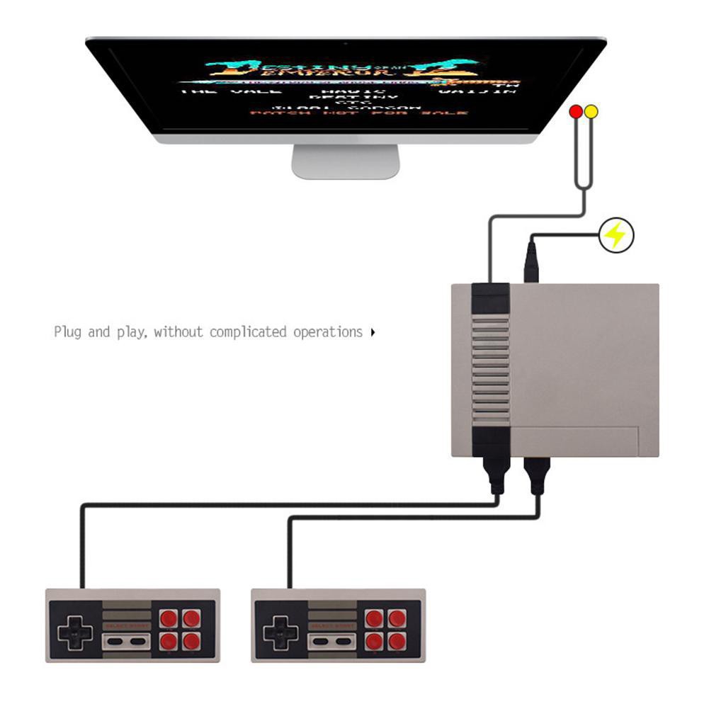 [FREE SHIP =&gt; 50K ] Bộ điều khiển chơi game mini AV 8Bit R 620 trò chơi