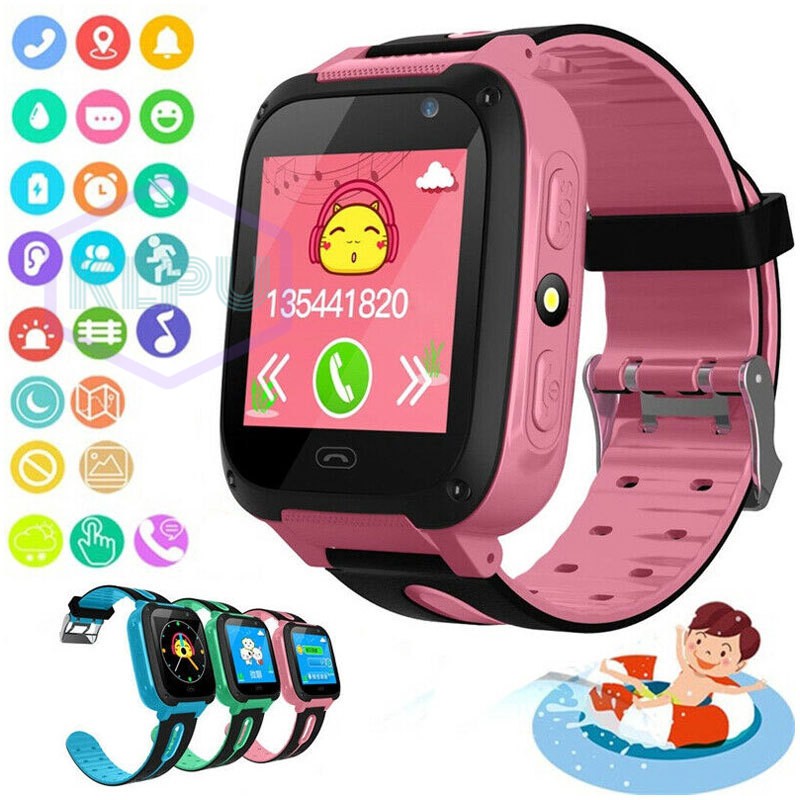 KLPU Kids Waterproof Smart Watch Anti-lost Safe GPS Positioning Call Smart Band #VN