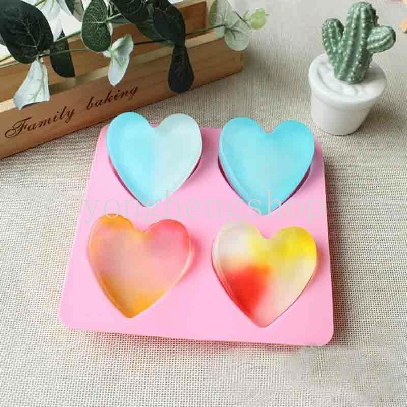 Khuôn Silicone Làm Bánh Hình Trái Tim Xinh Xắn