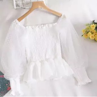 Cochanh - Áo voan phối lưới cho bé