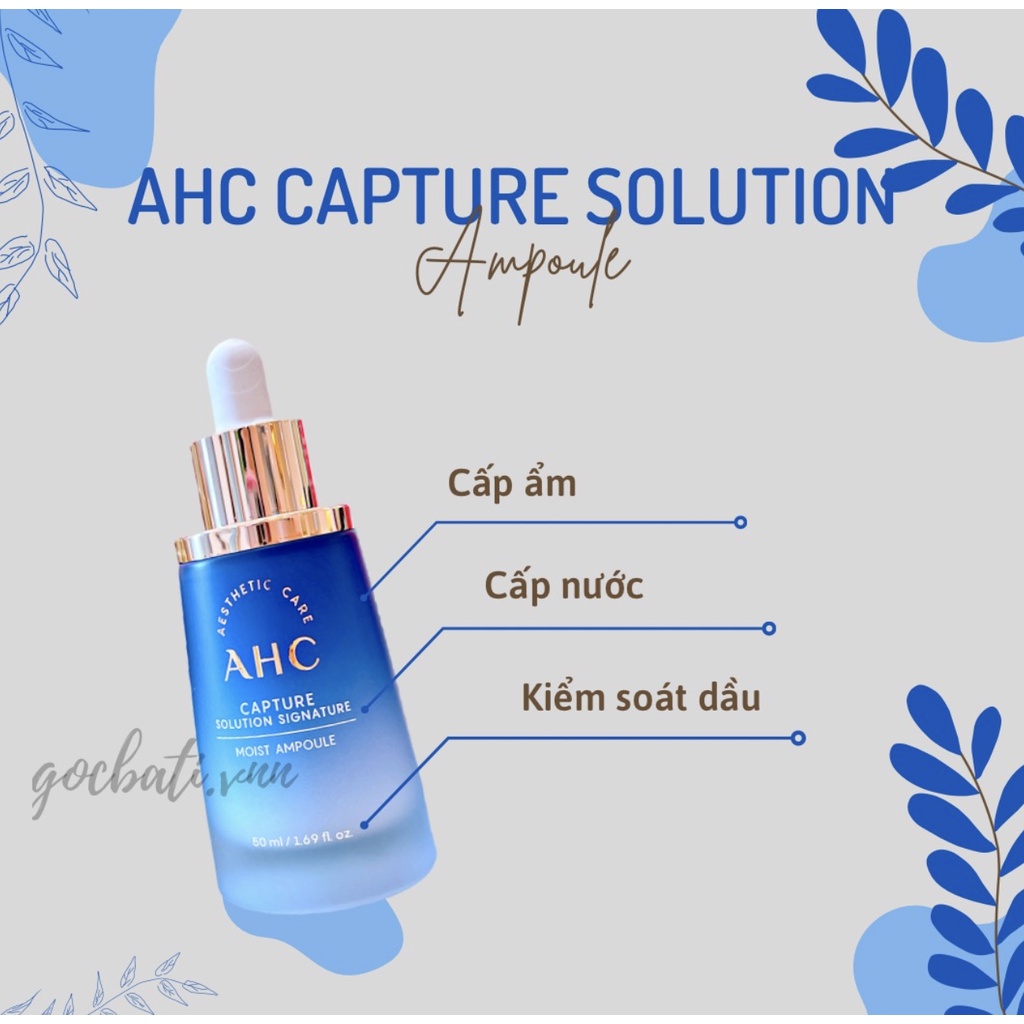 TINH CHẤT DƯỠNG SERUM AHC Capture Solution Max Ampoule 50ml